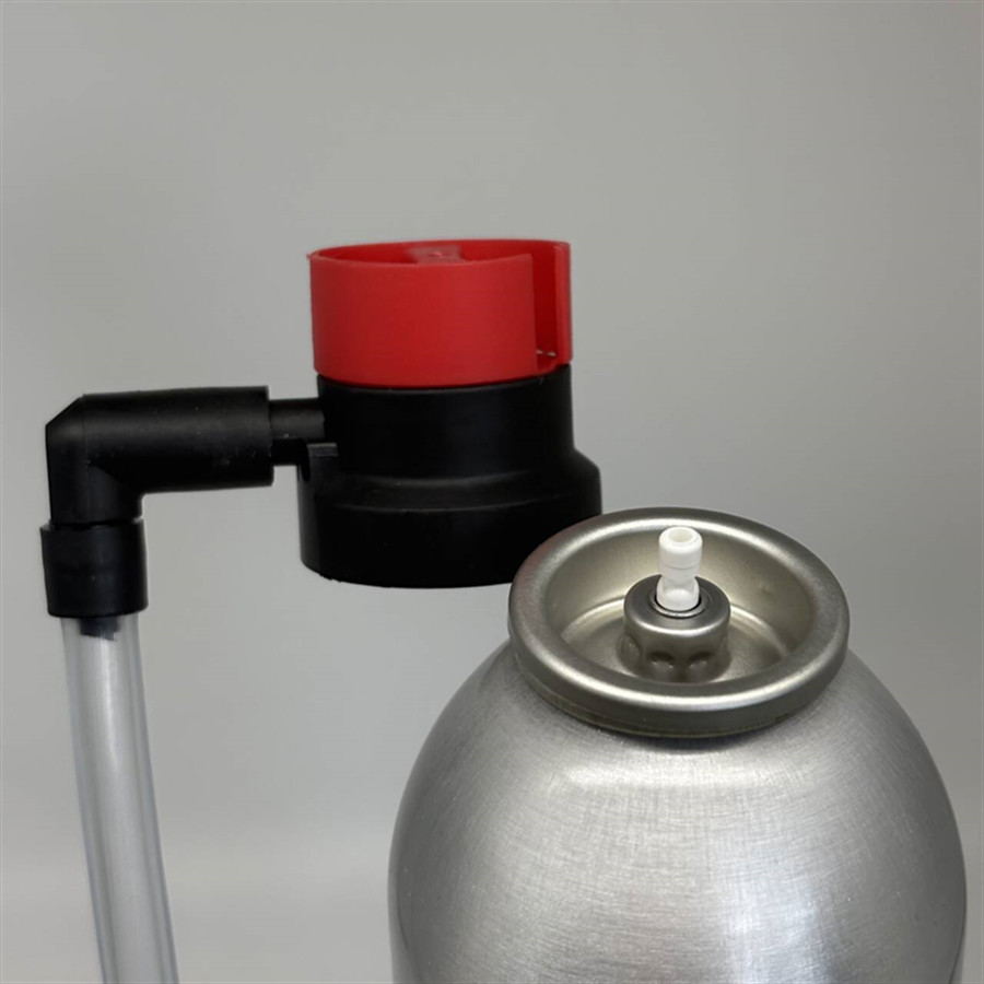 Innovative Tire inflator valve actuator for DIYers with adjustable air flow