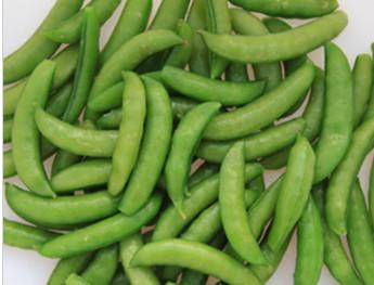 Quality Green IQF Frozen Vegetables / Fresh Sugar Snap Peas With Delicious Taste for sale