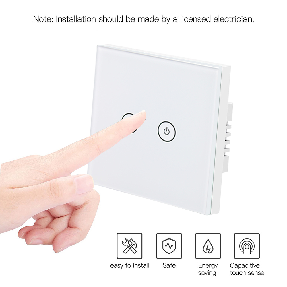 2 gang standard TUYA esp8266 smart wifi wall socket UK