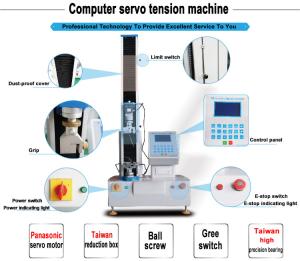 Metal Test Equipment Universal Tensile Testing Machine with High Precise Ball Screw