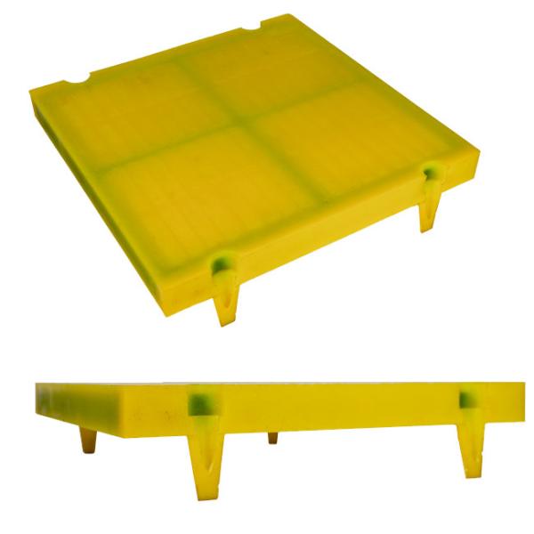 Quality Linear Vibrating Poly Screen Panels Yellow Efficient Screening for sale