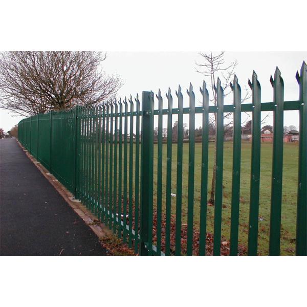 Factory Supply Hot Dip Galvanised Palisade Fence Easily Assembled For Steel Tower