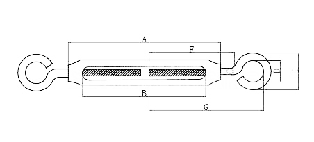 Mining Industry Needs Heavy Duty Wire Customized Korean Type Turnbuckles