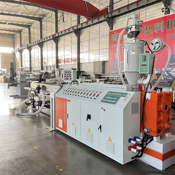 PP PE EVA PVC PA Corrugated Pipe Extrusion Line Double Wall