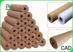 China 24'' 36 &quot; × 50m Plain CAD Drawing Paper Roll For Apparel Factory 80GSM wholesale