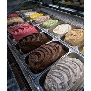 380L Capacity Ice Cream Showcase Freezer With Digital Temp.Controller