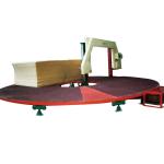Round Table Mattress Sponge Cutting Machine Can Cut 3-5 Sponge Block At One Time