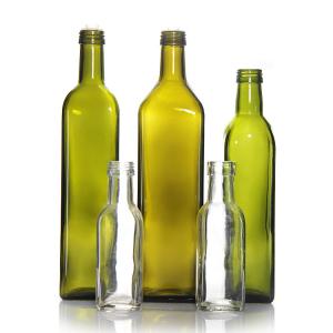 China Kitchen Food Oil 250ml Marasca Bottle Dark Green Customized wholesale