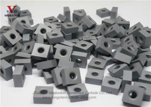 China Various Grade Tungsten Carbide Inserts Stainless Steel / Aluminum Processing wholesale