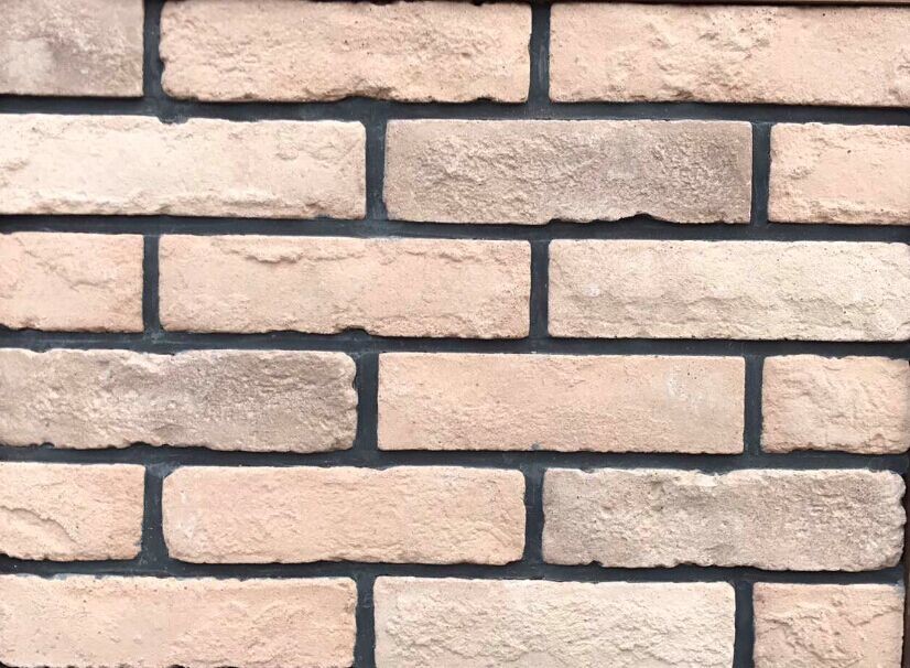 Thin brick for cladding wall brick with molded techonology