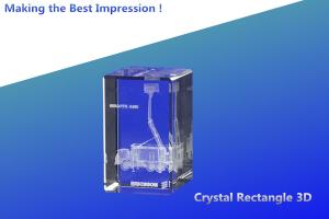 crystal rectangle/crystal cube/crystal blocks/crystal bevelled rectangle/crystal 3d cube