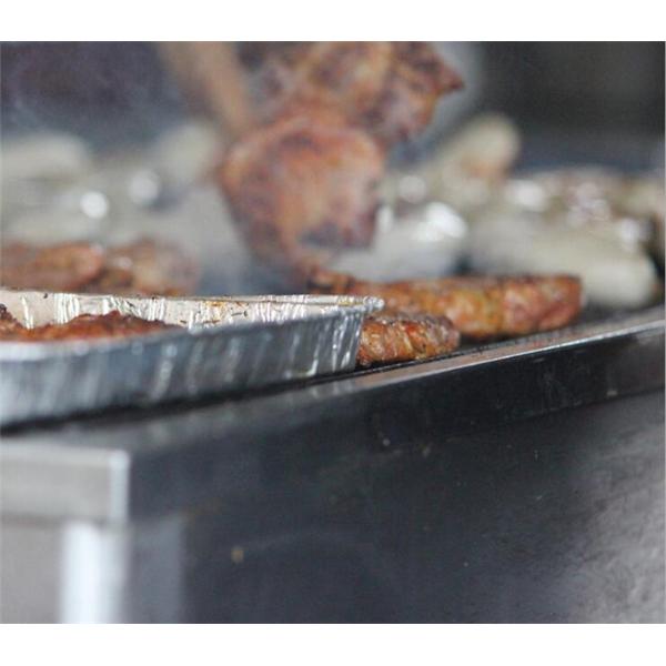Rectangular Disposable BBQ Grill Aluminum Foil Steam Table Baking Roast Pans