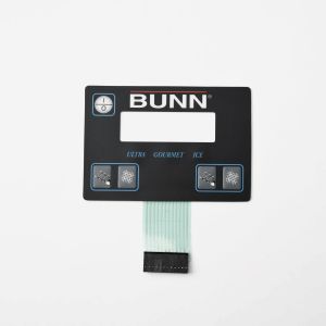 China Tactile PET Membrane Switch Waterproof Flexible With 0.25mm Thickness wholesale