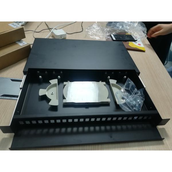 FTTH Rack Mount Fiber Distribution Panel 12 Port