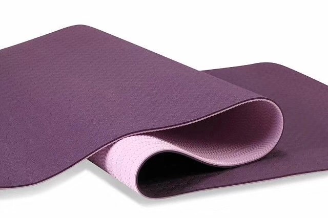 Natural Rubber Pink Yoga Mat , Soft Gymnastics Mats For Children's Play Center