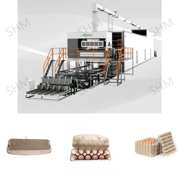 Quality High Speed Egg Tray Moulding Machine Paper Pulp Machine for sale