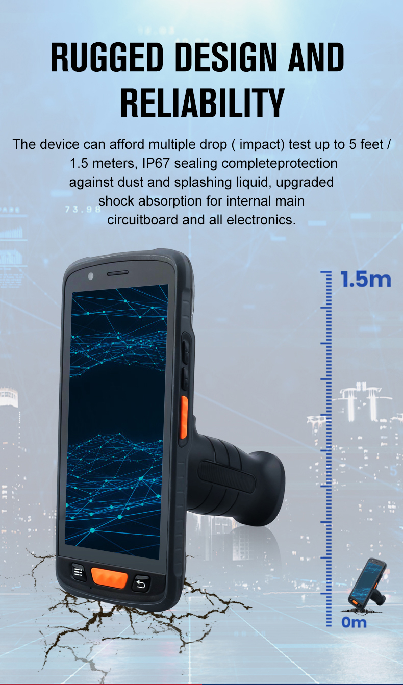 Factory Price Rfid Pad Reader 13.56mhz HF Frequency Handheld Long Range Rfid Reader Usb for Industrial Management