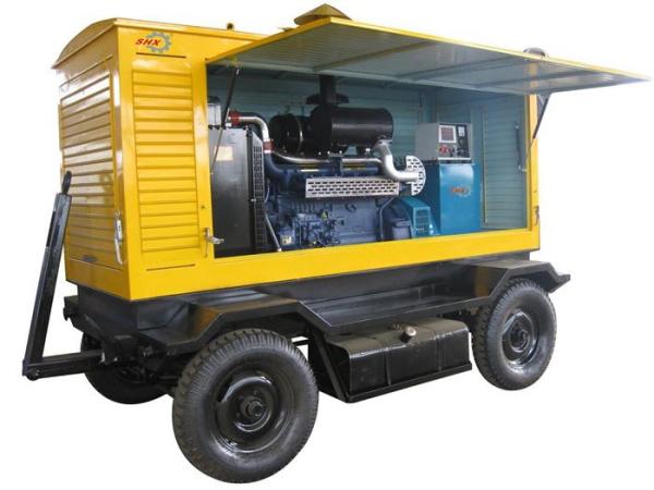 Quality SHX Mobile Diesel Generators Set 375KVA  With Soundproof Canopy for sale