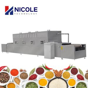 China Food Powder Microwave Sterilization Machine Stainless Steel Customized wholesale
