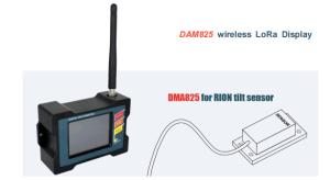 Wireless Transmission Tilt Sensor Inclinometer For Engineering Mechanical Measurement