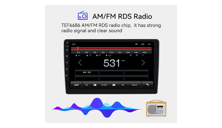 9 inch Android 10 Car Radio 5GWiFi AM FM RDS Video GPS BT Carplay Auto Radio Car Stereo Touch Screen 2 Din Car DVD Playe