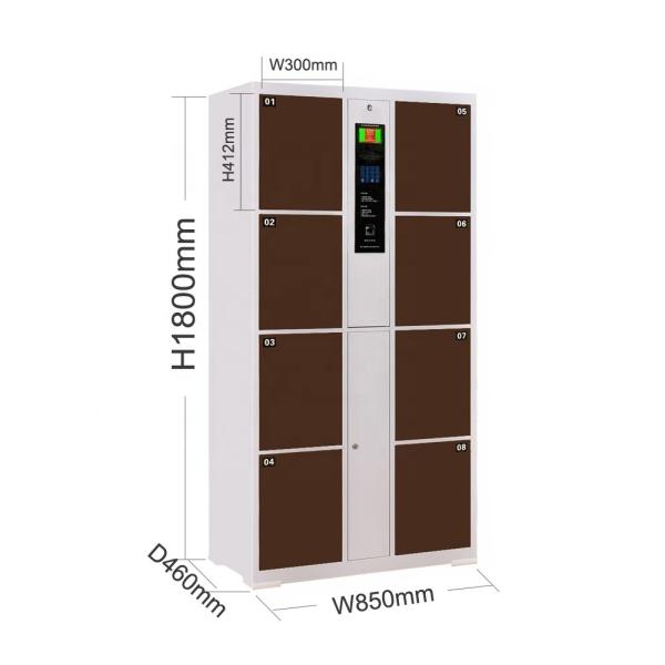 Quality Gym / Pool Digital Safe Locker , Cold Rolled Steel Plate Safety Locker For Jewellery for sale