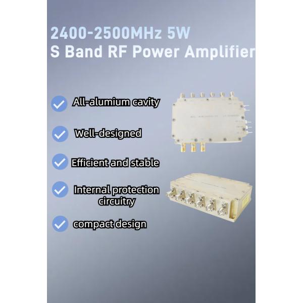 High-Power Device 2400-2500MHz 5W RF Power Amplifier for 2.4GHz Wireless Communication