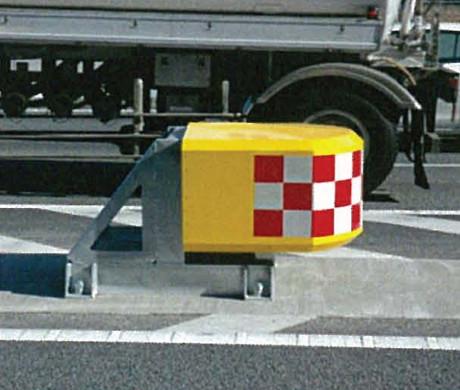 Quality Orange 8 Guard Temporary Crash Cushion for sale
