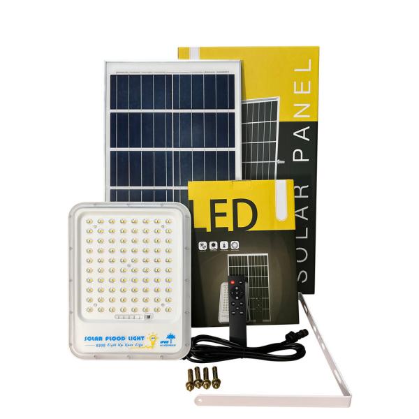 Quality 50W Solar Powered Flood Light With 2PCS 25W Light Sources for sale