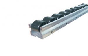China Iron Industrial Roller Door Track Conveyor with ESD Black Wheel wholesale