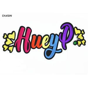 China Vivid Clear Clothing Embroidery Patches High Density Thread Edge Smooth wholesale