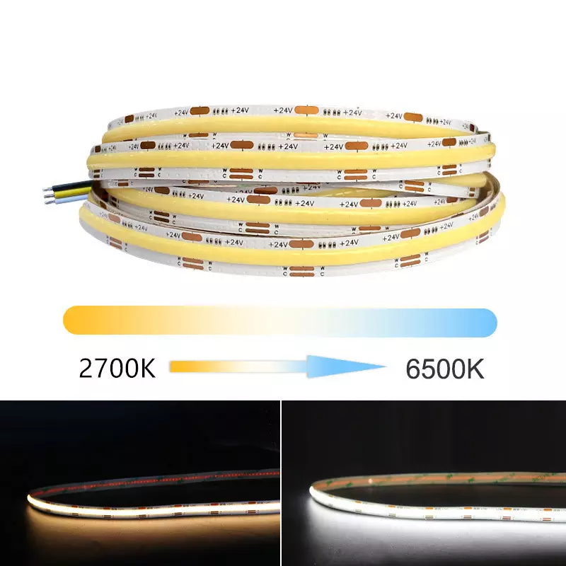 Flexible COB LED Strip with Bluetooth Switch Mode Energy-saving Lighting Solution