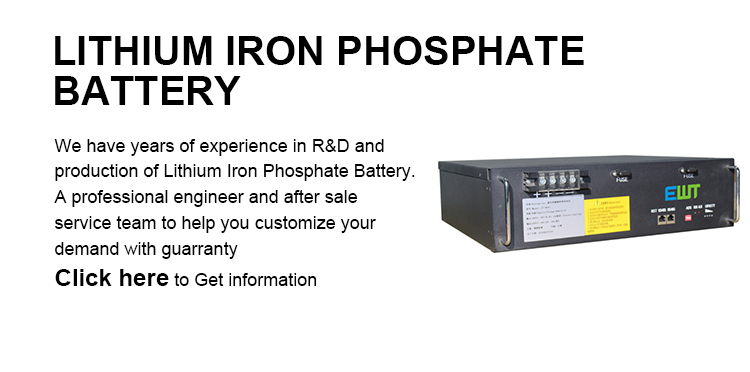 Custom 48V Lithium Iron Phosphate Battery Solar Battery Power System