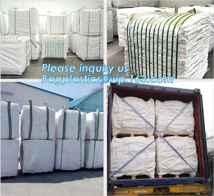 polypropylene woven plastic jumbo bag pp big bag for sand, building material, 500kg-1000kg PP Woven Jumbo Bag Big Bag wi