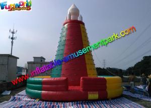 China Waterproof Inflatable Climbing Wall , Customized Rock Mountain Climb Wall wholesale