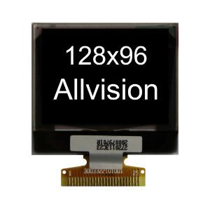 1.32' OLED Display Module White Characters In Black Background 128x 96 Pixels