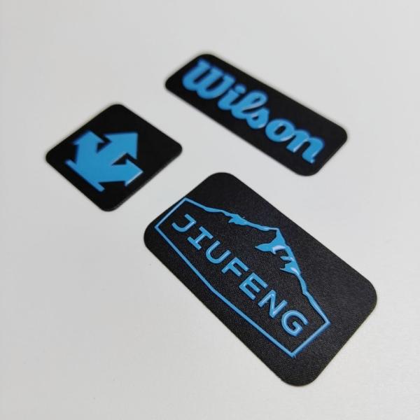 Quality Custom Logo 3D Heat Transfer Patches Iron On For Hoodies Uniforms for sale