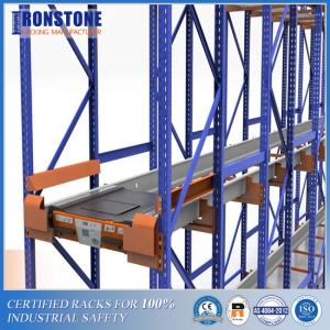 China Durable Lithium Battery Radio Shuttle Pallet Rack System With High Volume Low SKUS wholesale