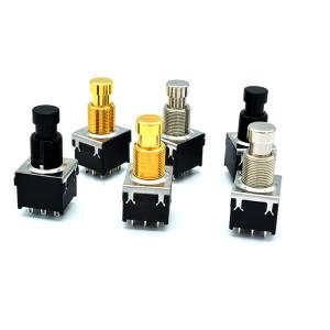 China Manufacturer Of Soft Click 3PDT Guitar Effect Pedal Foot Switch 9 Pin Effect Foot Switch Push Button Switch wholesale