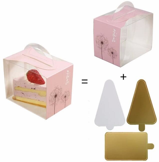 kraft paper sandwich box with window ,triangle sandwich box for packaging,Cardboard Box With Clear Window Burger Sandwic