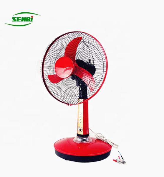 Quality Energy Saving Plastic Solar Table Fan 12V 3 Speed With Pure Copper Motor for sale