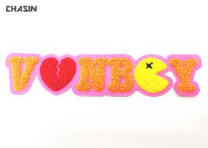 Towel Towelling Letters Embroidery Letter Patches Custom Patches No Minimum
