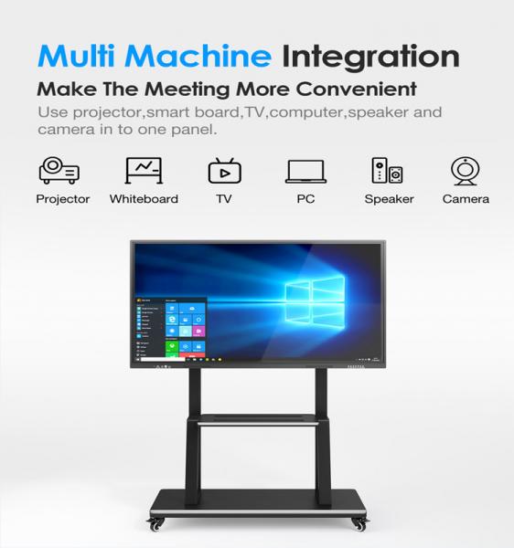 86 98in 4k Multi Touch Screen Panel Lcd Meeting Room Smart Board For Meeting