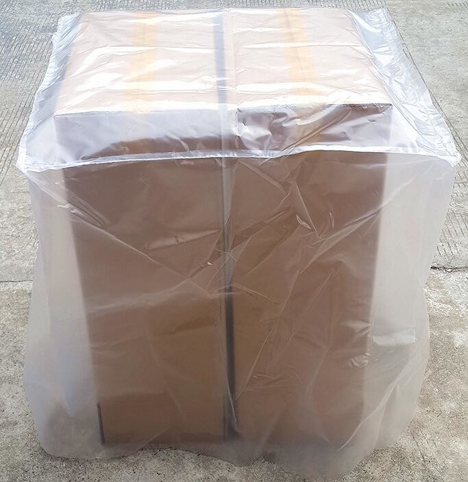 Customized Square Bottom or Side Guesst Plastic Protective Pallet Covers, 4 Mil Dust proof Clear Pallet Covers, BAGPLAST