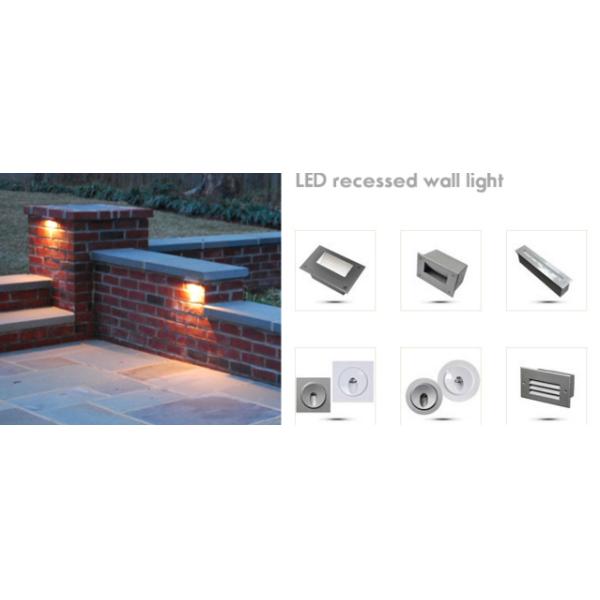 Interior Recessed LED Wall Lights Wall Mounted Environment Protection