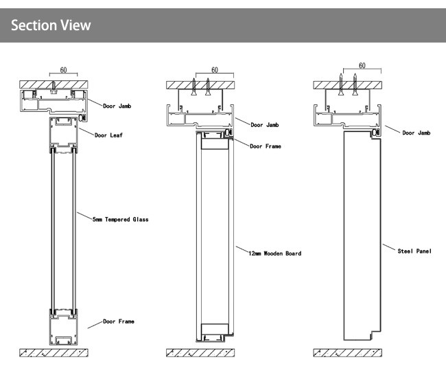 New Modern Customized Demountable glass partition soundproof office Partition Glass Wall