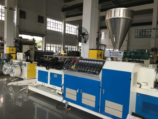 Quality ABB Inverter Plastic Pipe Extrusion Machine Pp Pipe Extrusion Line Easy Operation for sale