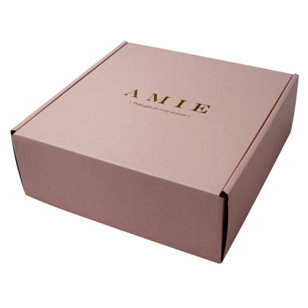 Original Color Custom Shipping Boxes Flat Pack With Corrugated Material