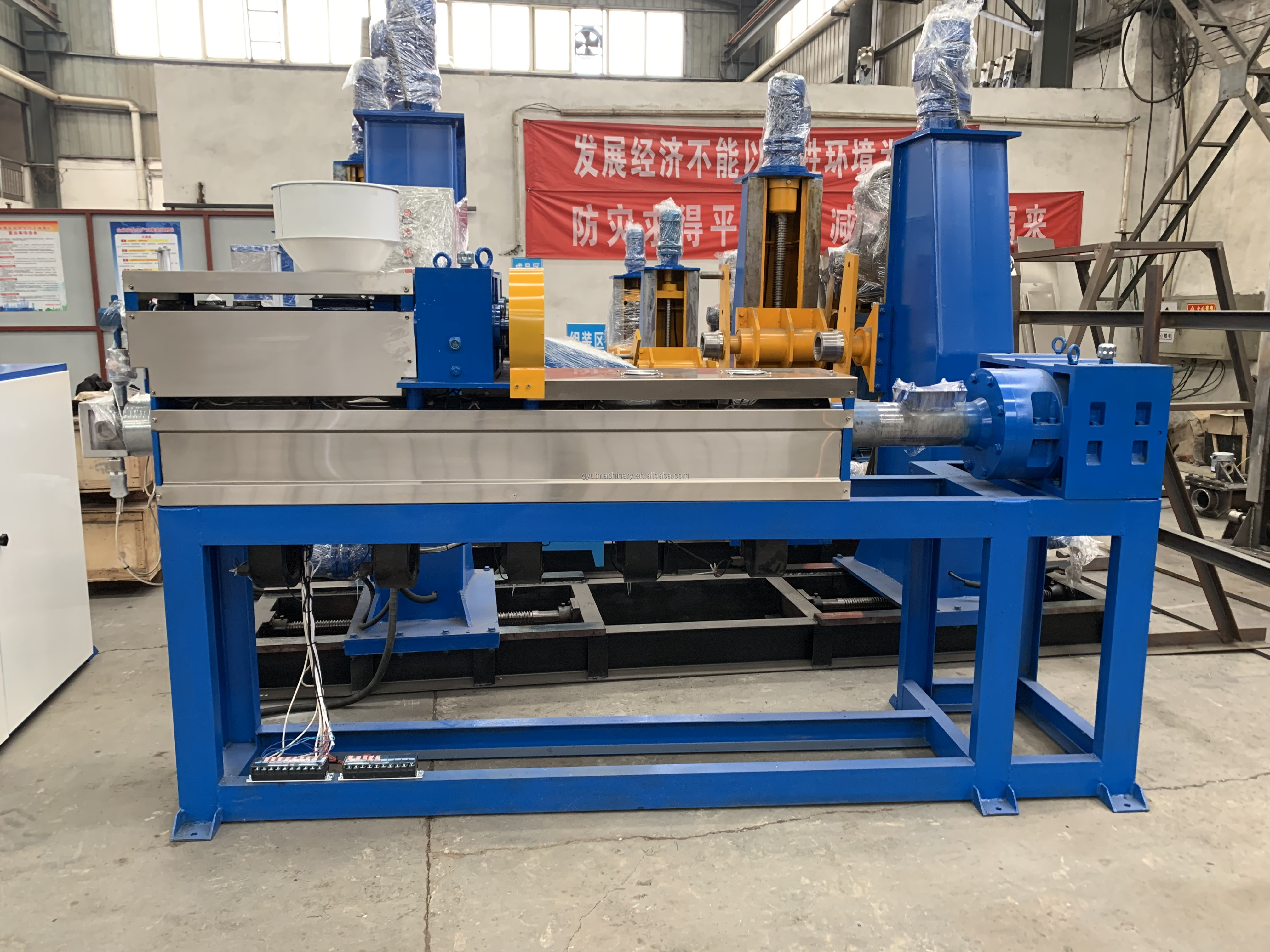 Second Hand Automatic Electric Wire Cable Extruder Machines for PE PVC Wire Extrusion