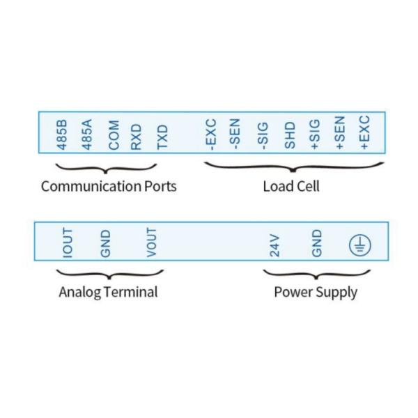 Force Measurement Weight Signal Transmitter Load Cell Weighing Transmitter